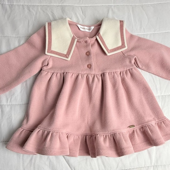 Happy Land Pink Baby Dress with Sailor Collar - Picture 1 of 5